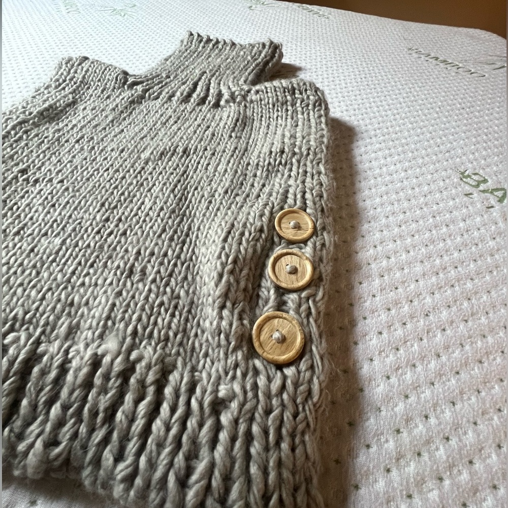 Turtle neck sleevless gray - Picture 4 of 4